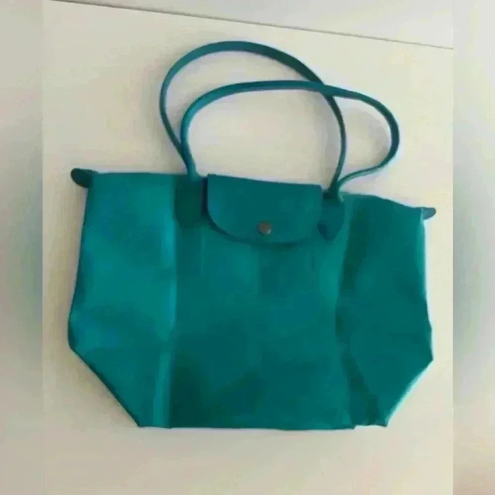 Longchamp Teal Tote Bag